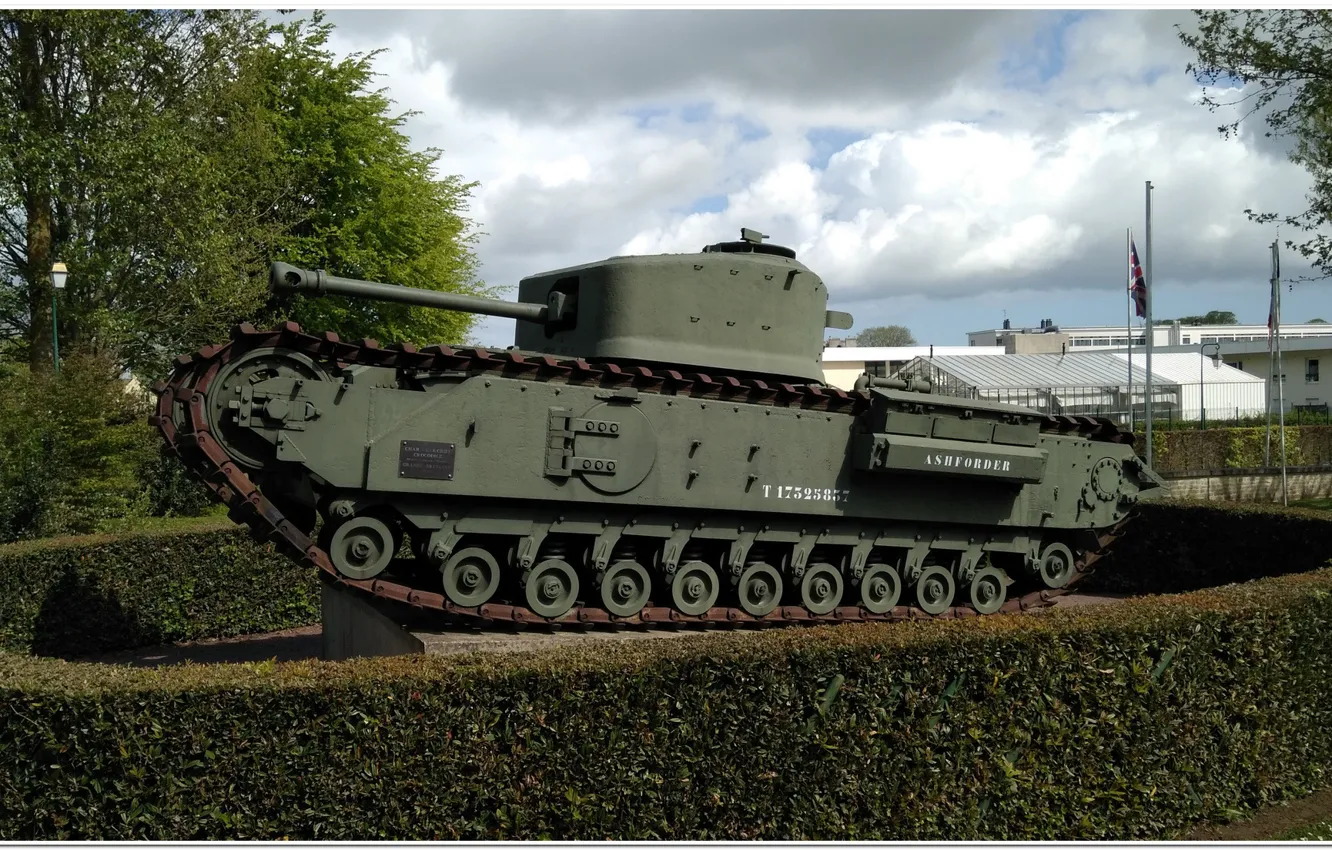 Фото обои normandie, ww2 tank, churchill