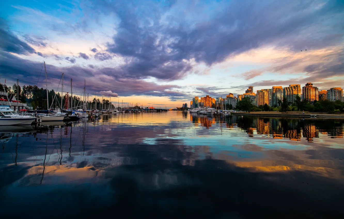 Фото обои Канада, Ванкувер, Coal Harbour