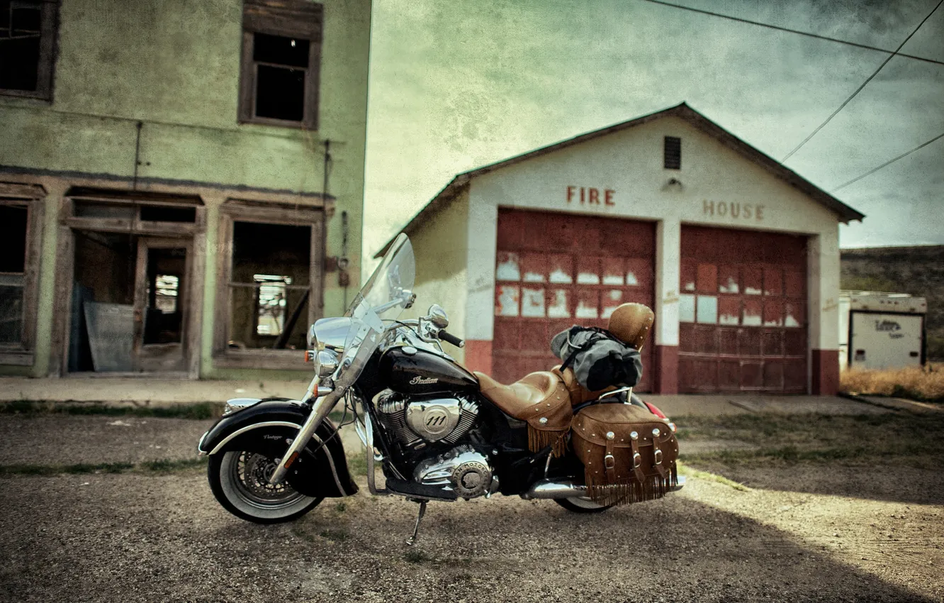 Фото обои стиль, улица, мотоцикл, байк, легенда, Indian Chief