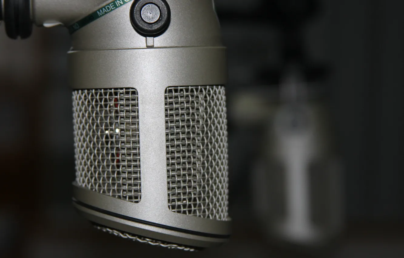 Фото обои music, studio, microphone, stereo, mic