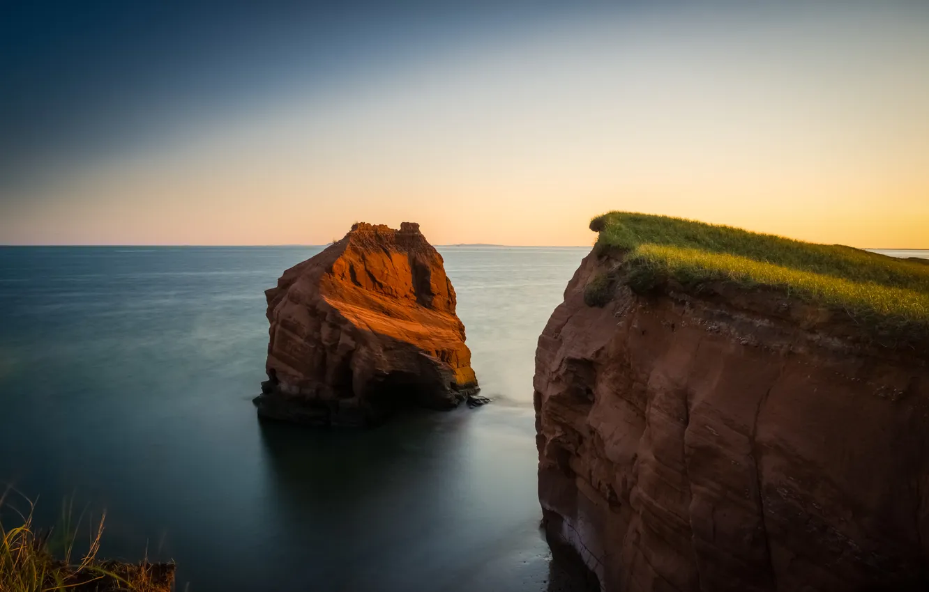 Фото обои море, пейзаж, берег