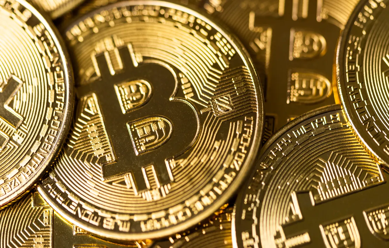 Фото обои money, bitcoin, currency