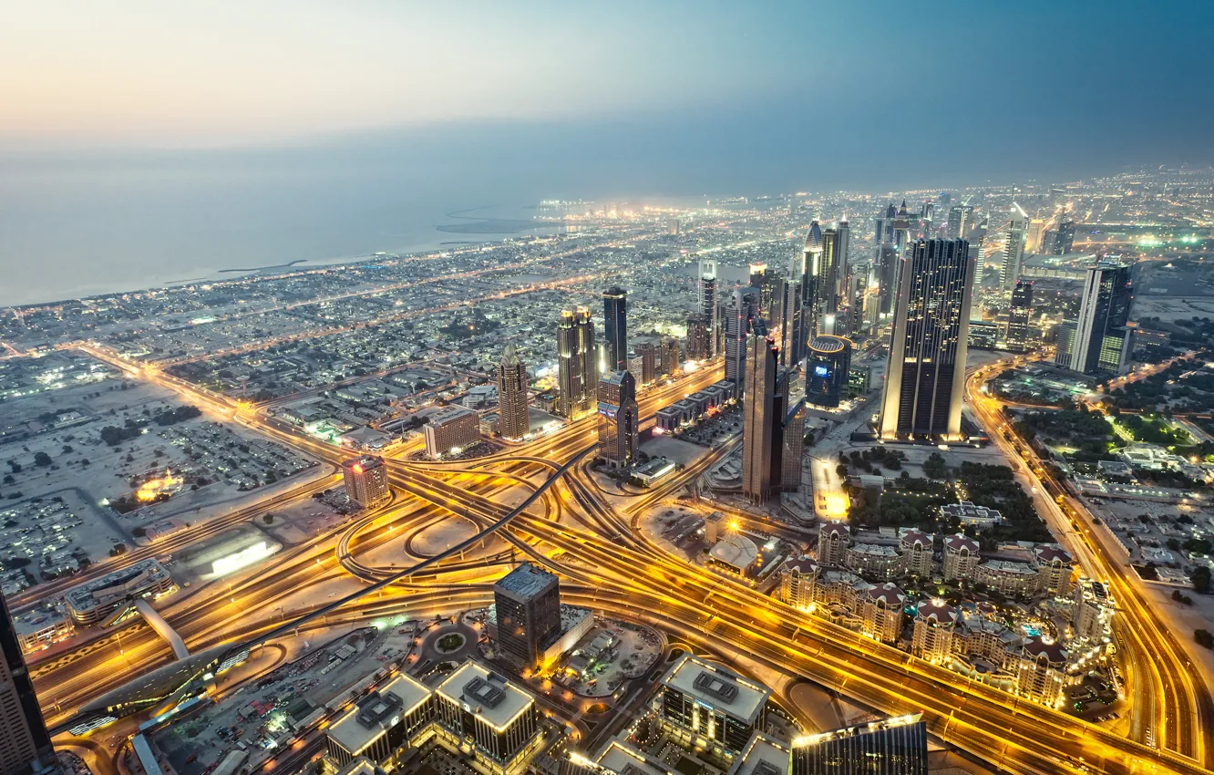 Фото обои город, небоскребы, Dubai, дубай, ОАЭ, дубаи