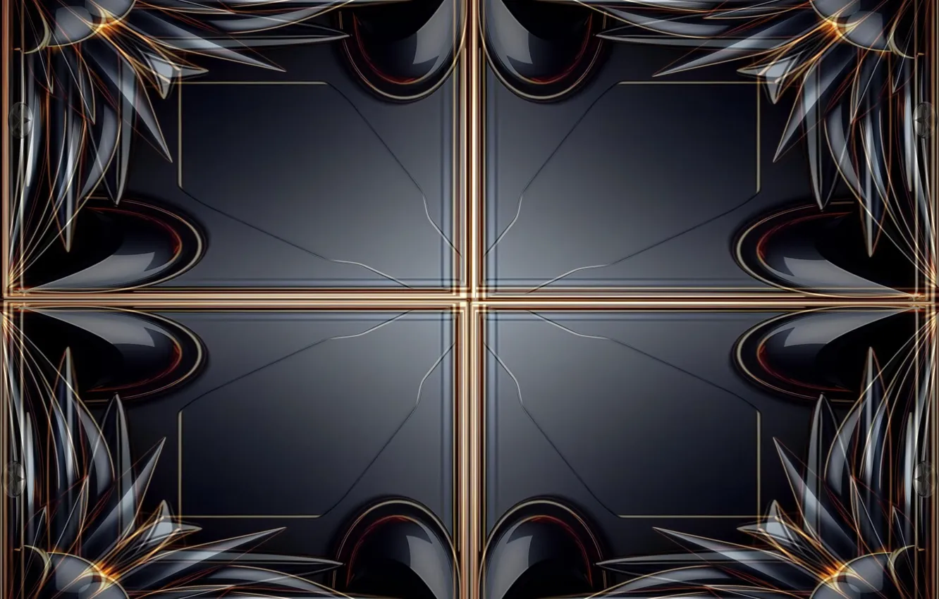 Фото обои design, art, fractal, illustration
