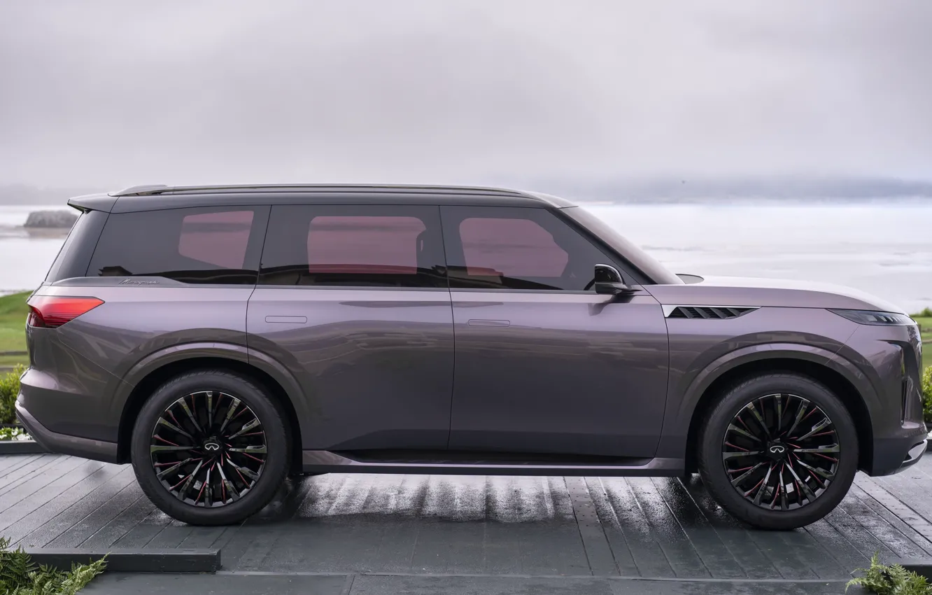 Фото обои машина, фон, обои, внедорожник, Infiniti, автомобиль, картинка, инфинити