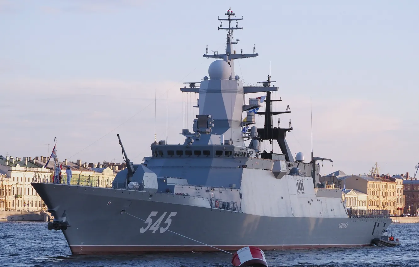 Фото обои праздник, корвет, вмф, нева, стойкий