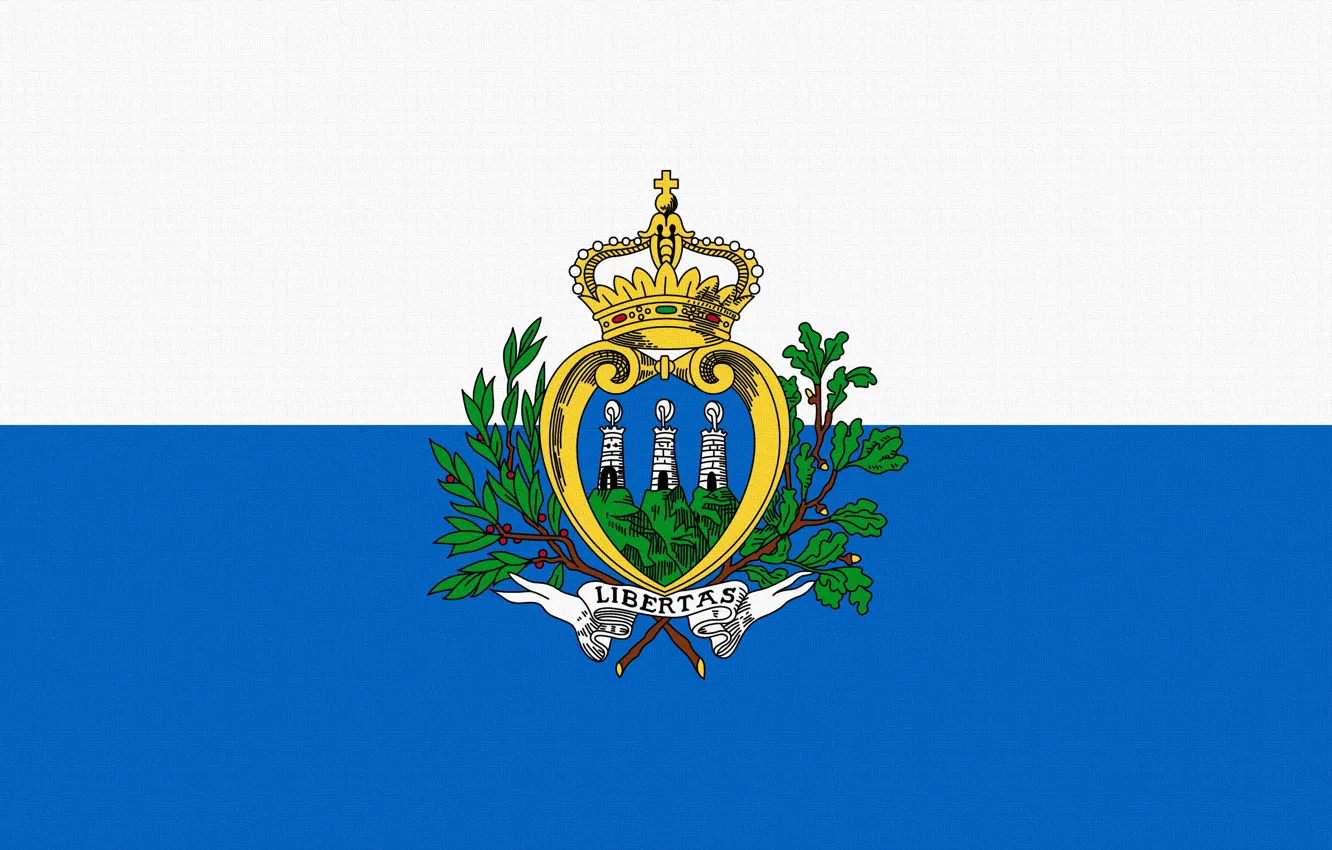 Фото обои Флаг, Photoshop, San Marino, Libertas, Сан Марино
