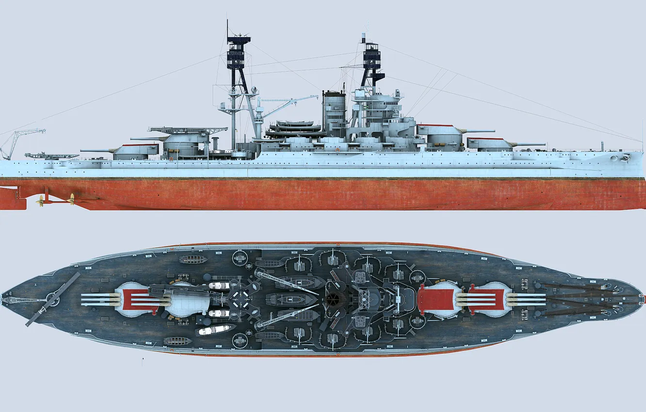 Фото обои линкор, ВМС США, USS Pennsylvania, супер дредноут