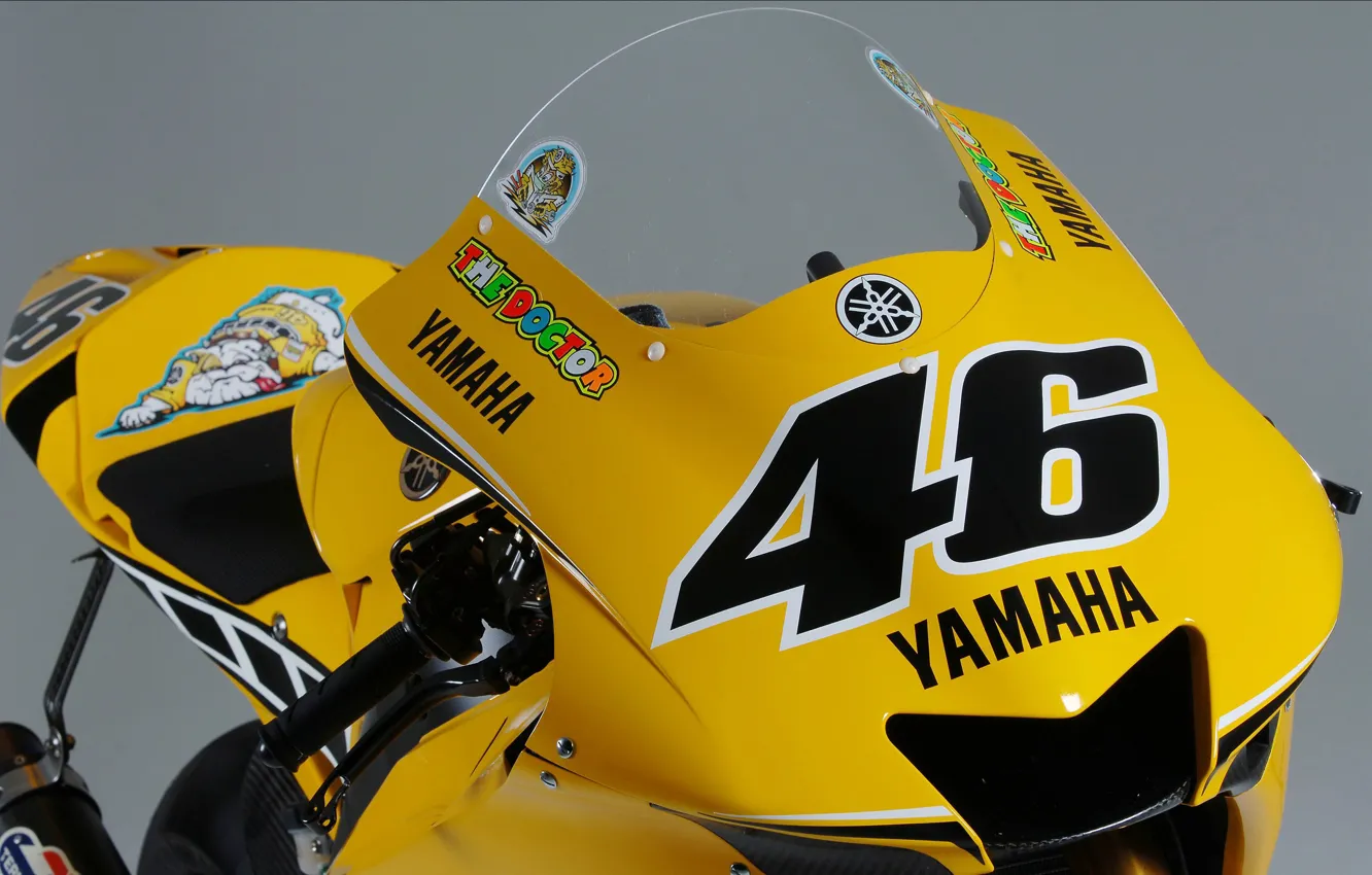 Фото обои Yamaha, MotoGP, Yellow