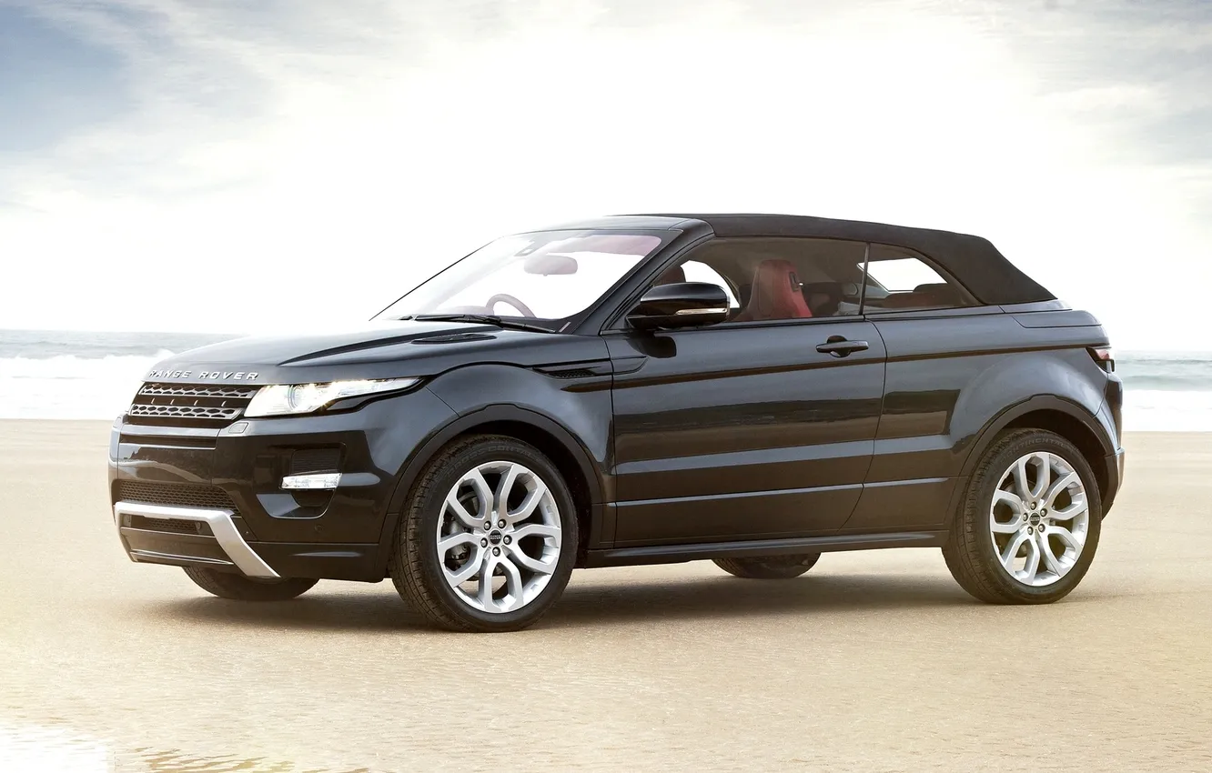Фото обои car, черный, обоя, внедорожник, Range Rover, автомобиль, 2012, black