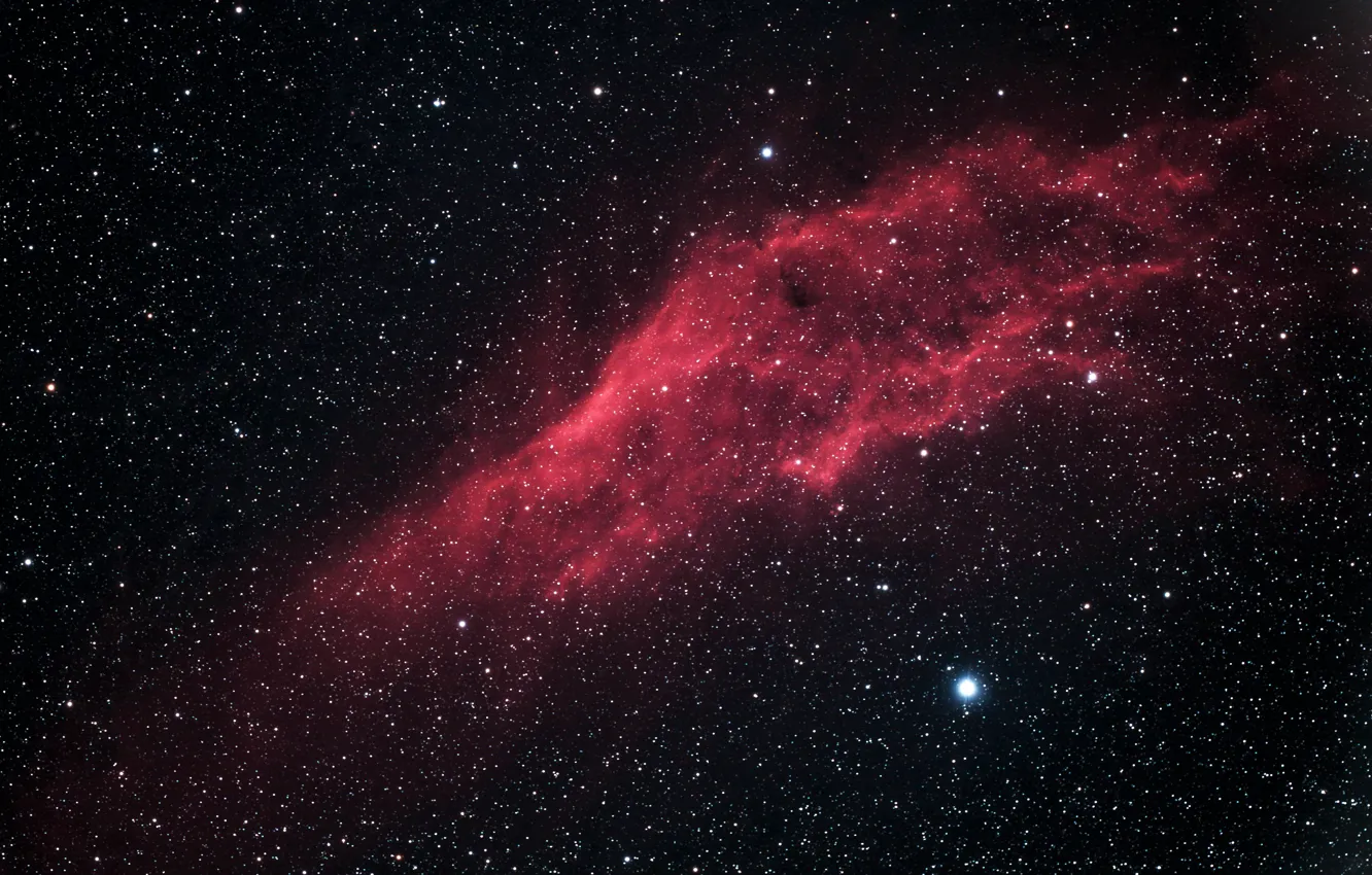 Фото обои Персей, в созвездии, California Nebula, Туманность Калифорния