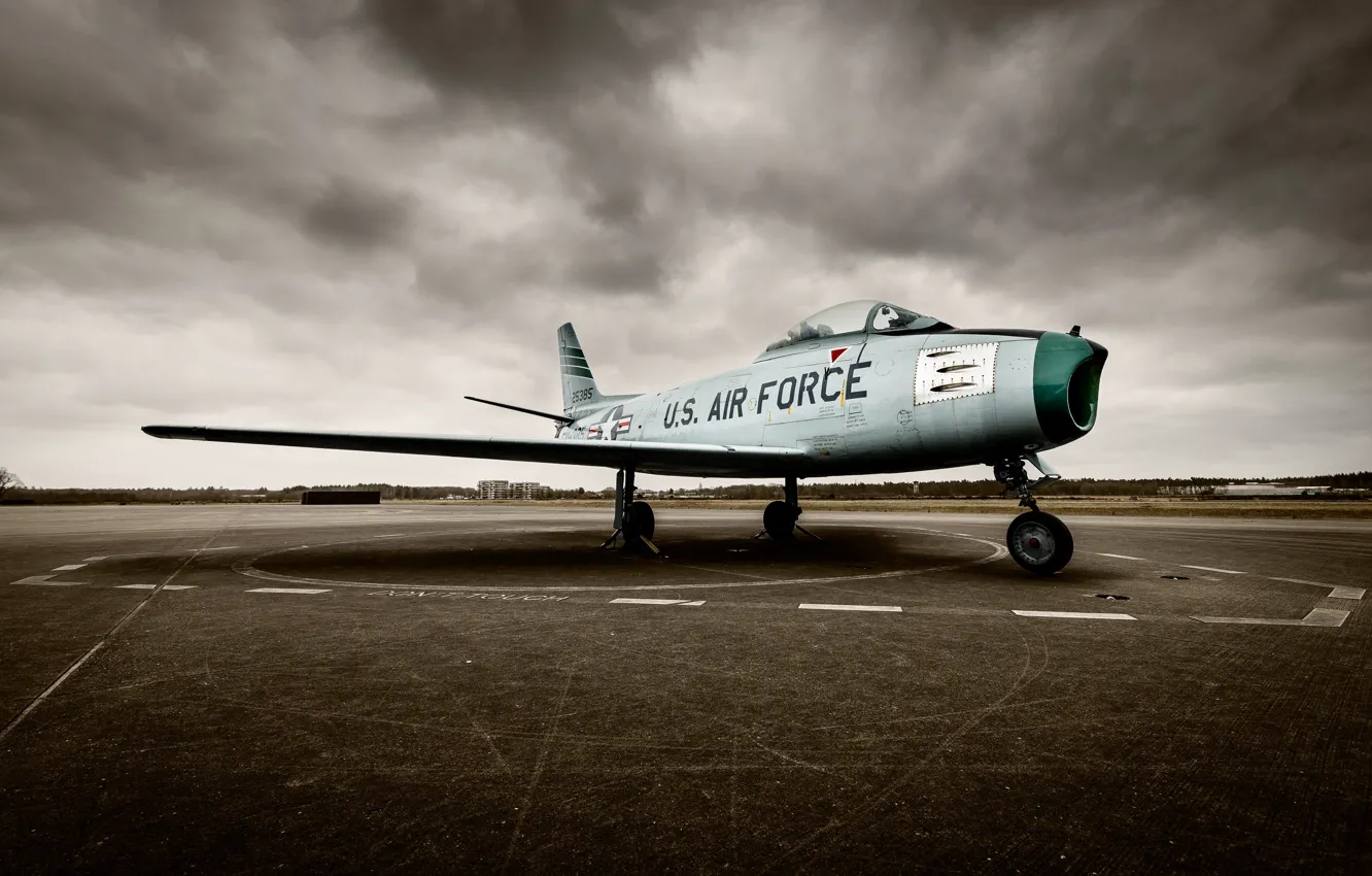 Фото обои авиация, самолёт, F-86 Sabre