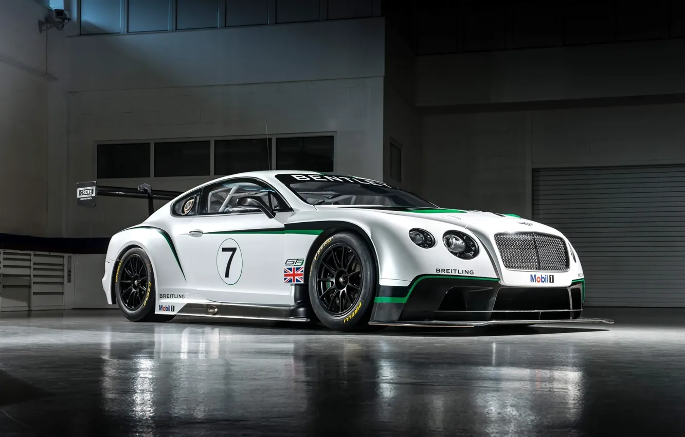 Фото обои Bentley, Continental, GT3, Race Car, 2014