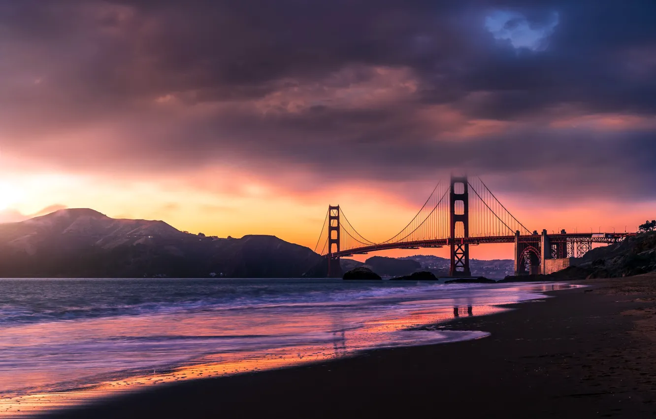 Фото обои United States, California, Fort Winfield Scott, Baker Beach