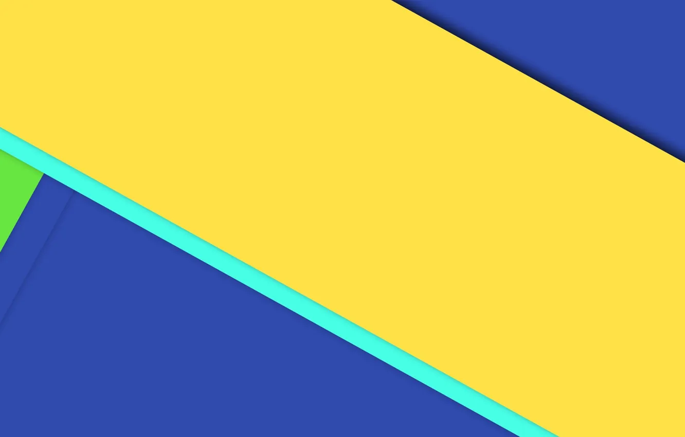Фото обои линии, синий, желтый, геометрия, design, color, material