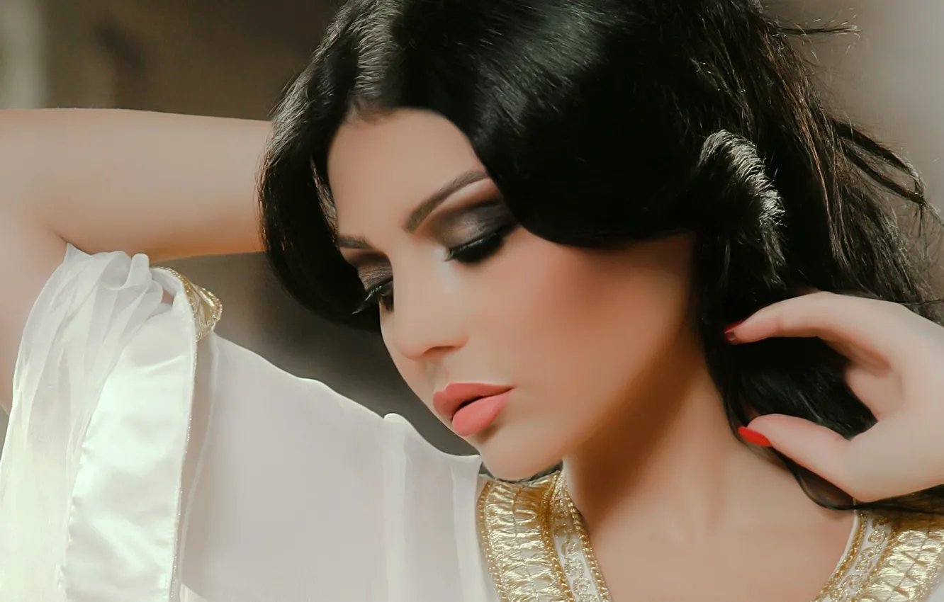 Фото обои актриса, брюнетка, певица, Ливан, haifa wehbe