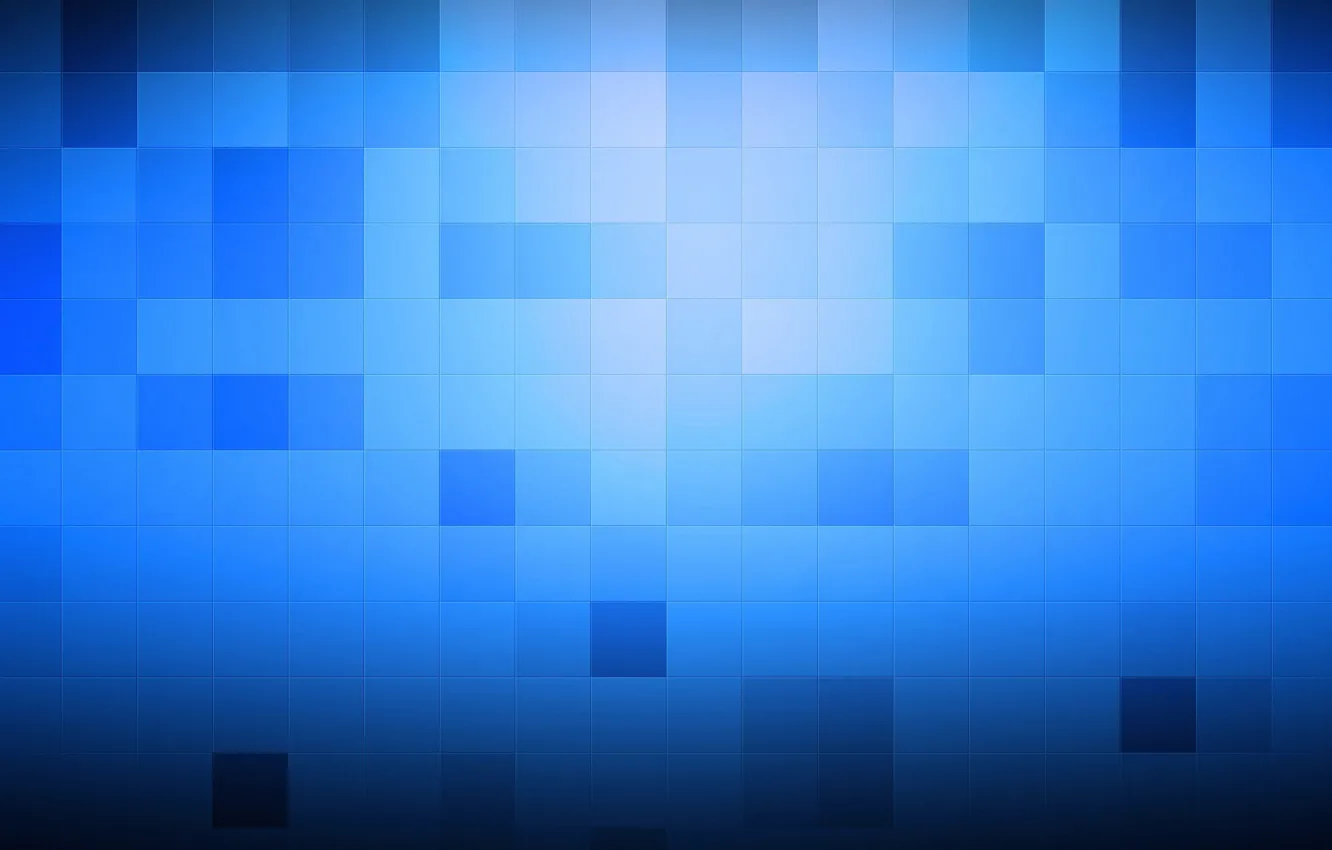 Фото обои сетка, квадраты, голубые тона