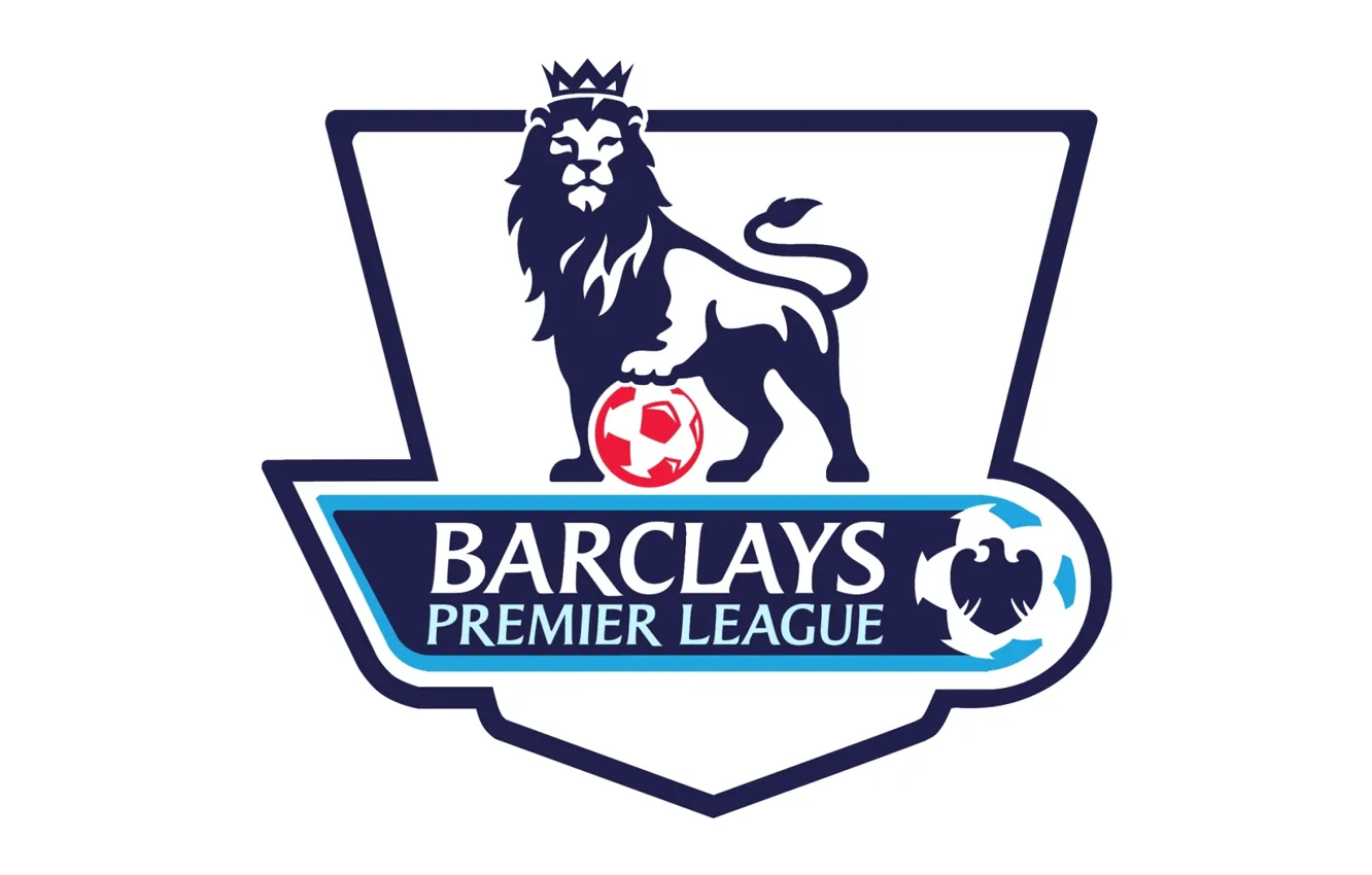 Фото обои фон, мяч, лев, Barclays, English Premier League, Английская Премьер-лига