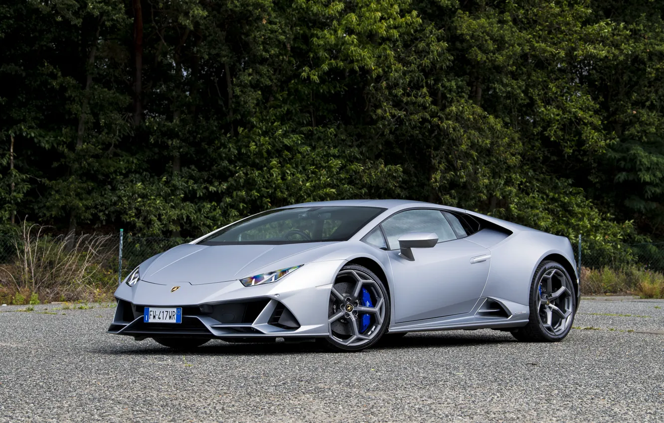 Фото обои Lamborghini, Evo, UK-spec, Huracan, 2019, Huracan Evo