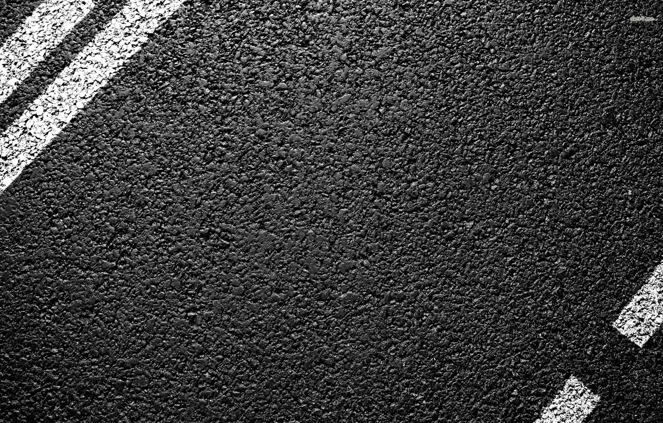 Фото обои black, street, asphalt, pavement, white lines
