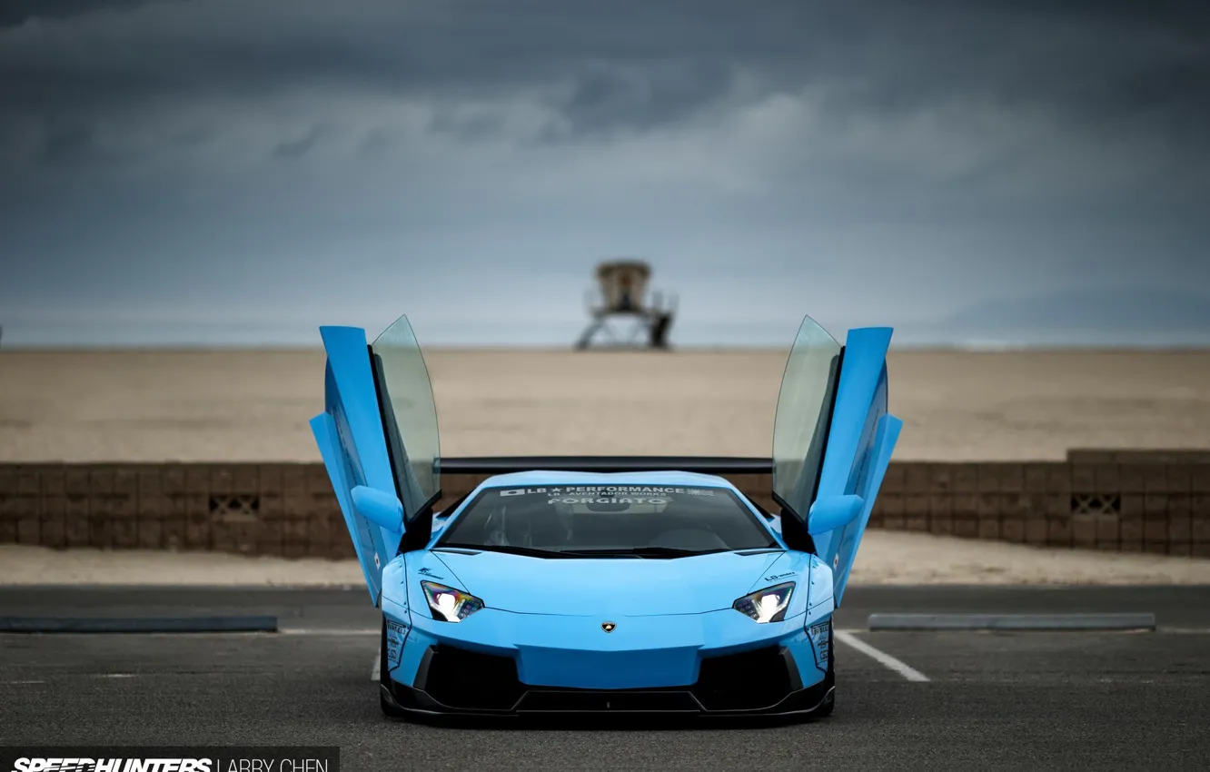 Фото обои Lamborghini, tuning, aventador