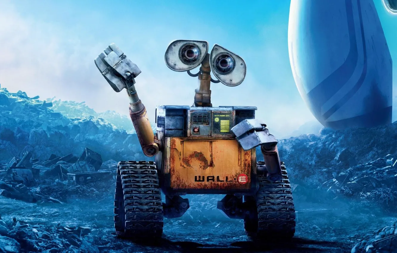 Фото обои wall-e, pixar, animation