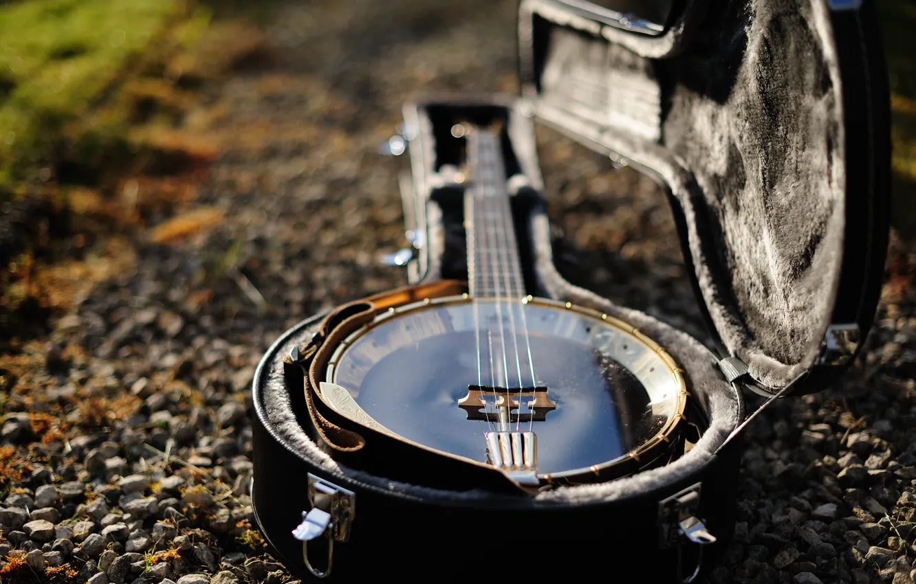Фото обои музыка, инструмент, banjo