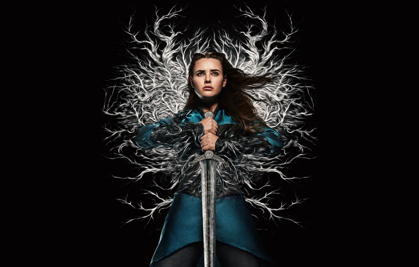 Фото обои девушка, меч, сериал 2020, Cursed