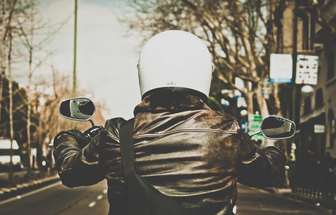 Фото обои motorcycle, street, motorbike
