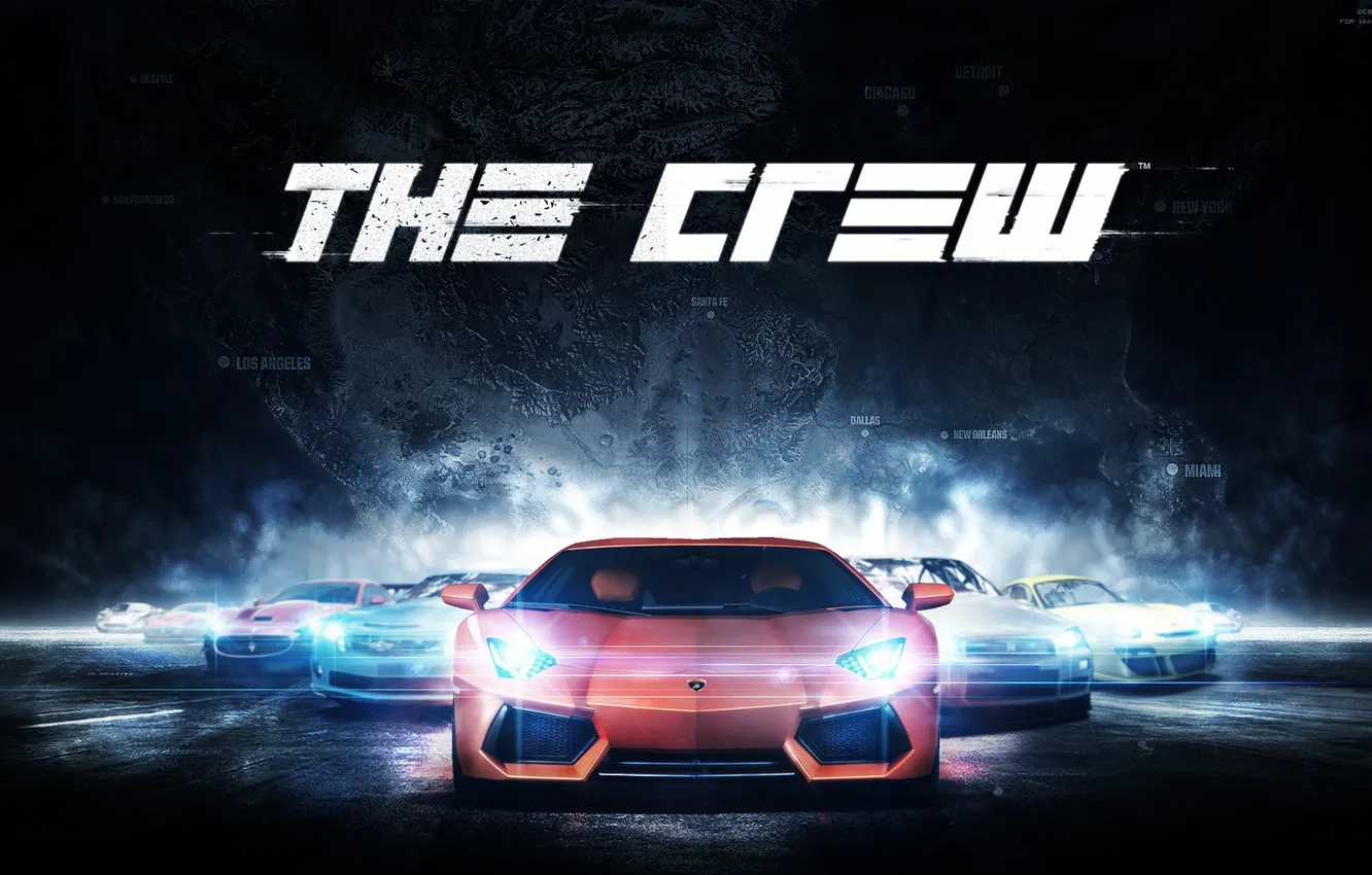 Фото обои машины, Chevrolet, тачки, Nissan, lamborghini, Porche, the crew