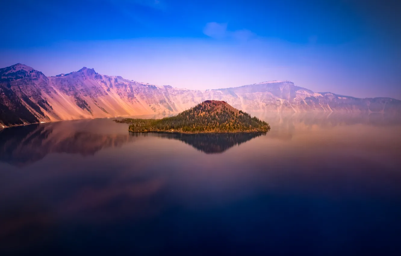 Фото обои USA, Oregon, nature, lake, Crater Lake