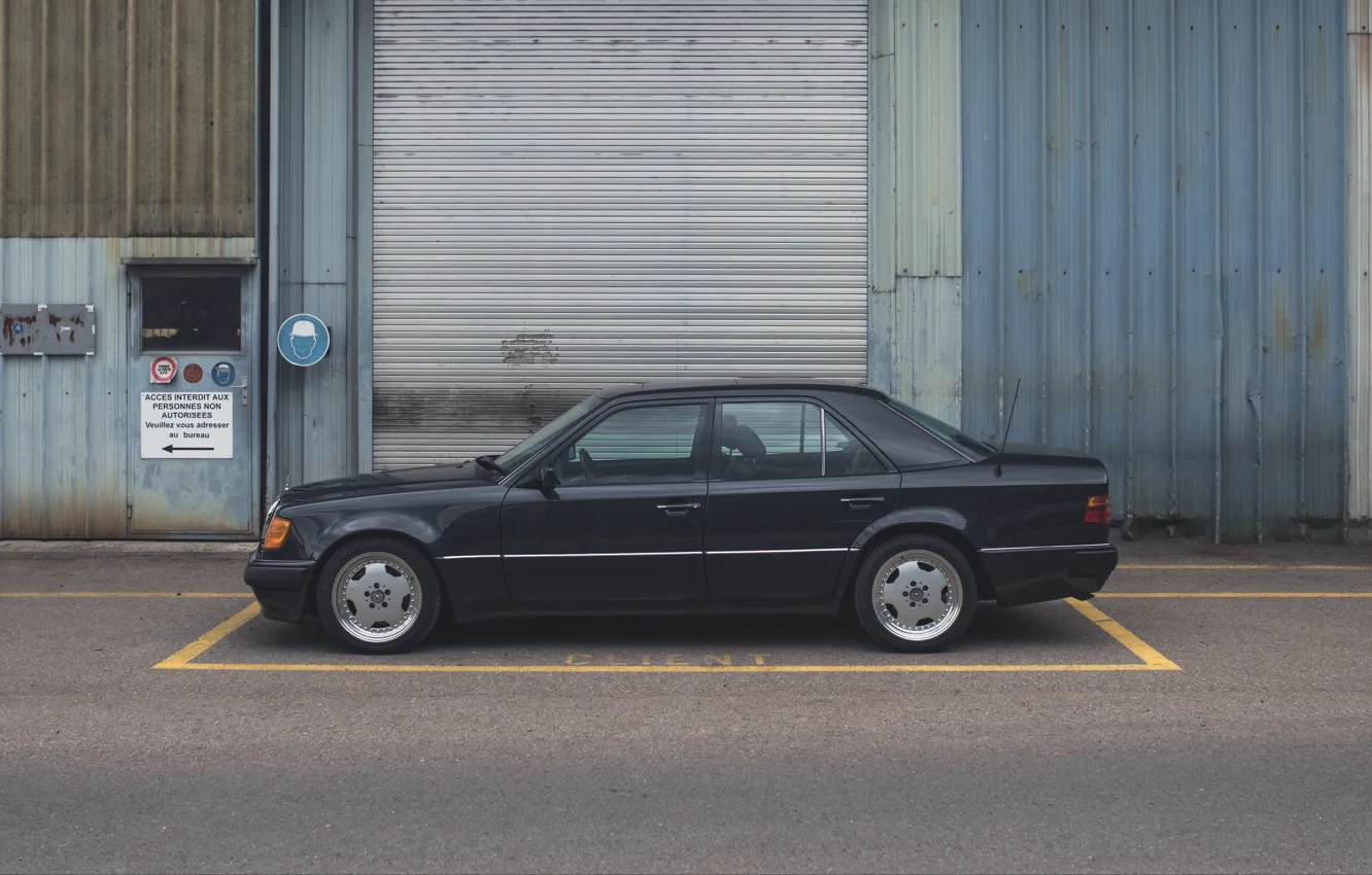 Фото обои AMG, E60, 1992, W124, 500E, Mercedec - Benz