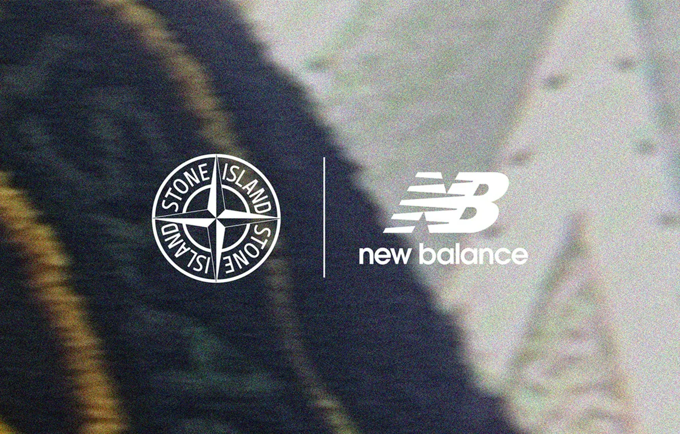 Фото обои logo, Stone Island, New balance