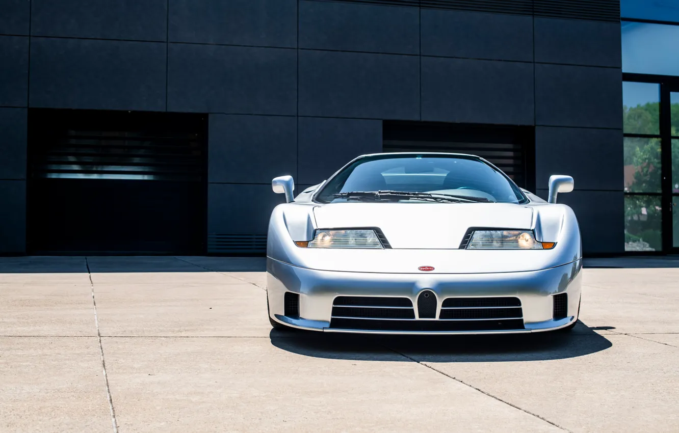 Фото обои Bugatti, front, EB 110, Bugatti EB110 SS