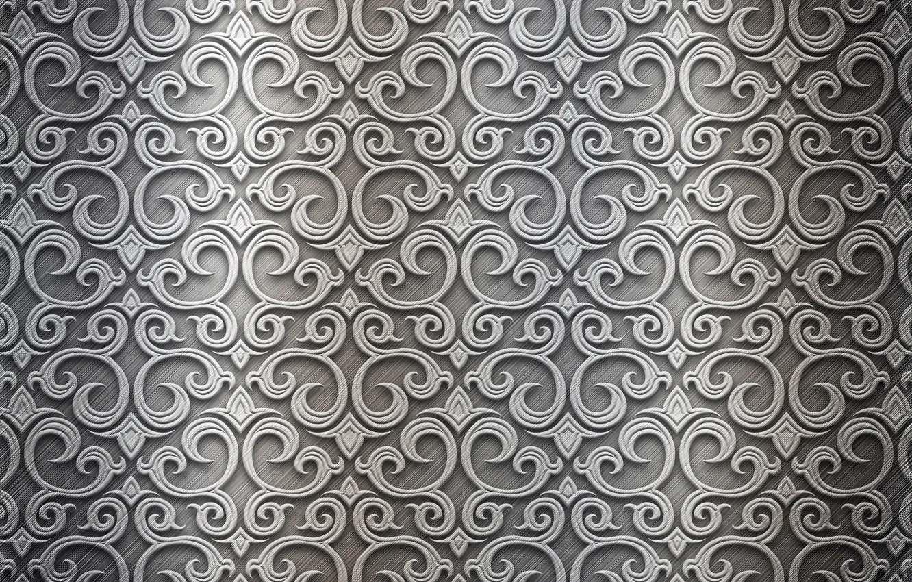 Фото обои металл, узор, metal, texture, background, pattern, steel, Silver