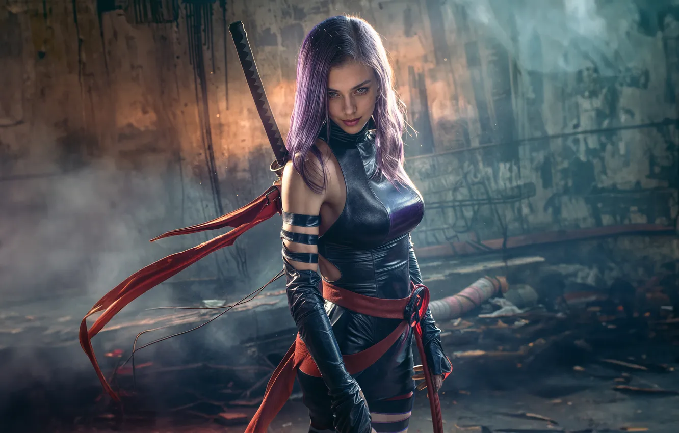 Фото обои unleashed, psylocke, superheroine