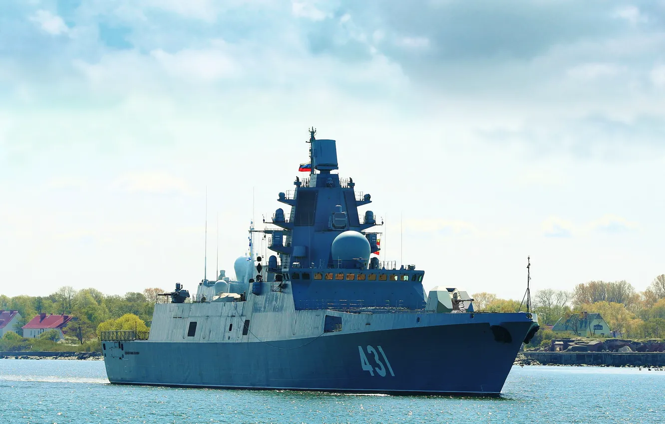Фото обои фрегат, испытания, Адмирал Касатонов