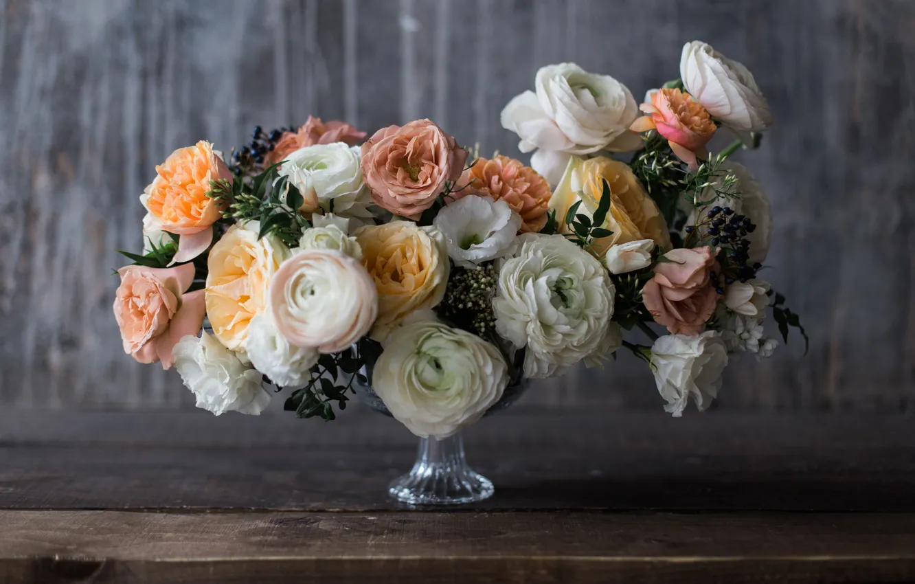 Фото обои love, ribbons, celebration, bouquet, coral, bride and groom, floral, coral reefs
