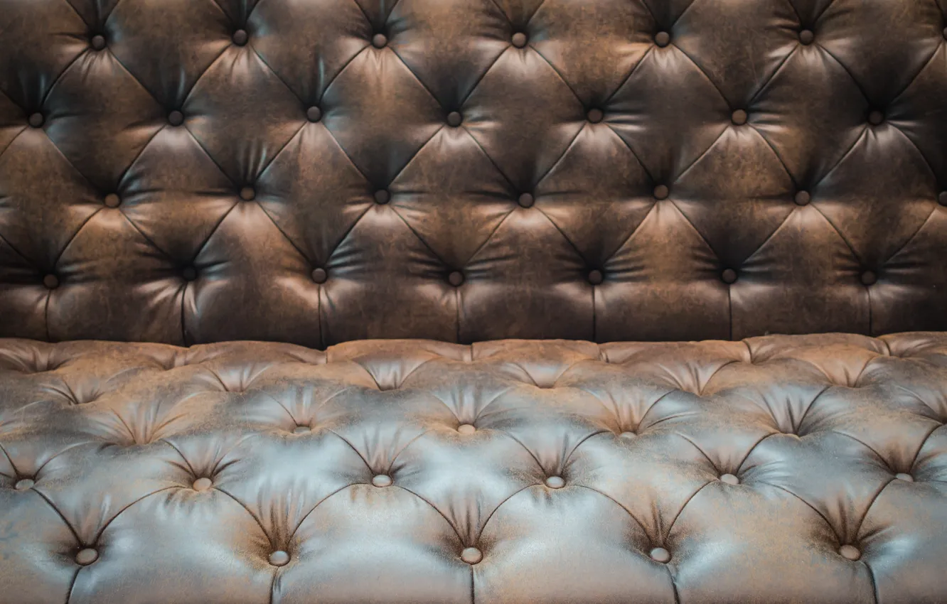 Фото обои фон, диван, текстура, кожа, texture, brown, background, chester
