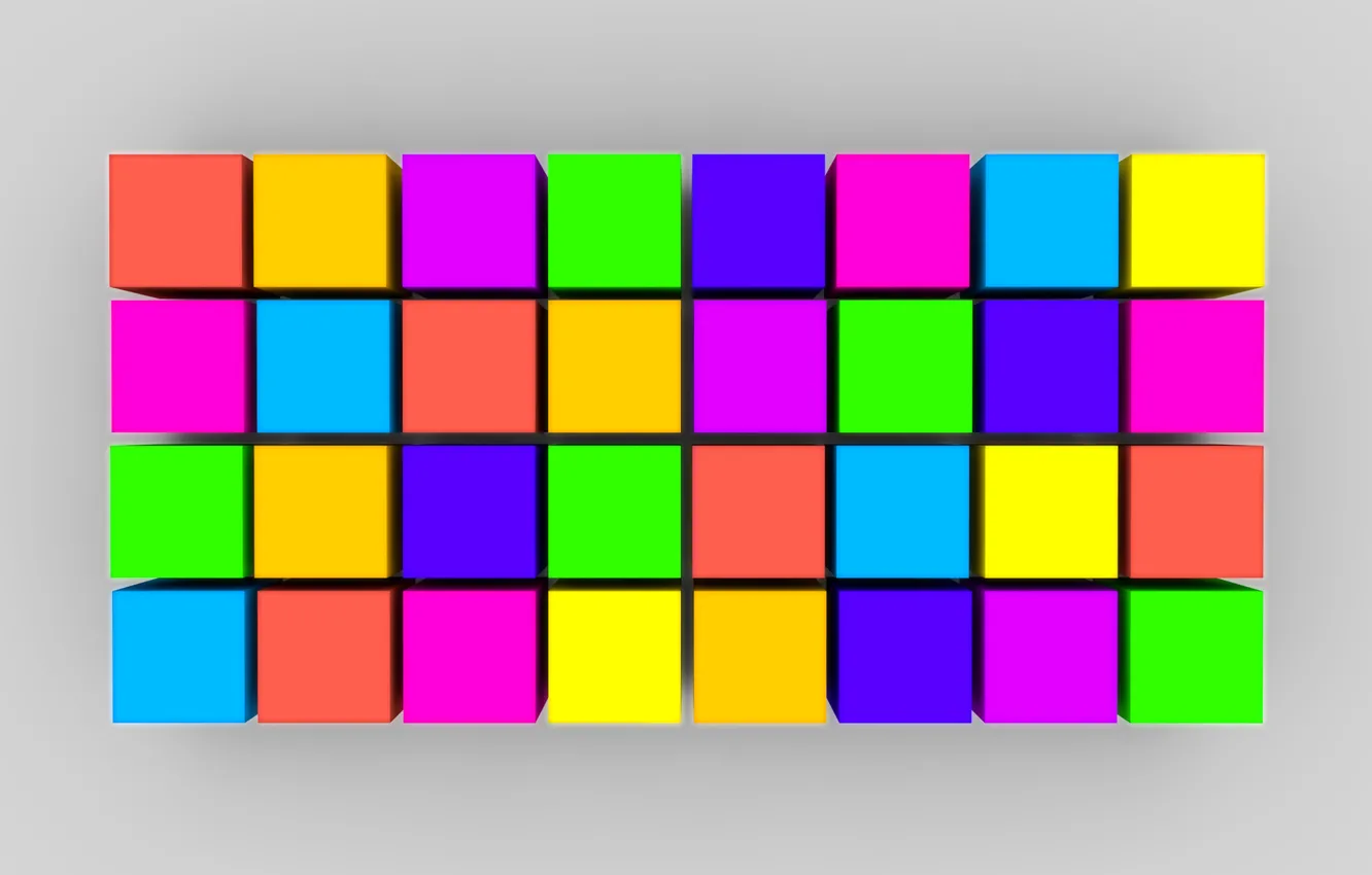 Фото обои линии, краски, кубики, текстура, объем, квадрат