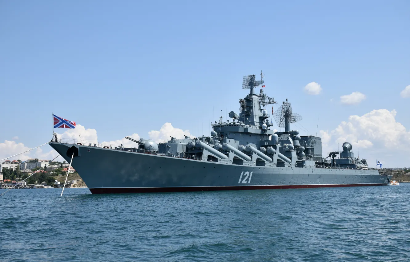 Фото обои Москва, крейсер, ракетный, автор Erne