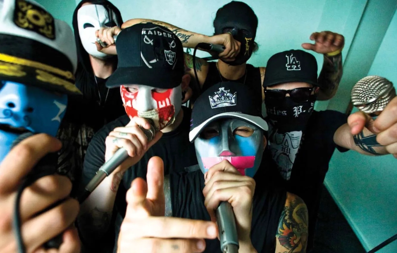 Фото обои музыка, Music, Hollywood Undead, Rapcore, альтернатива