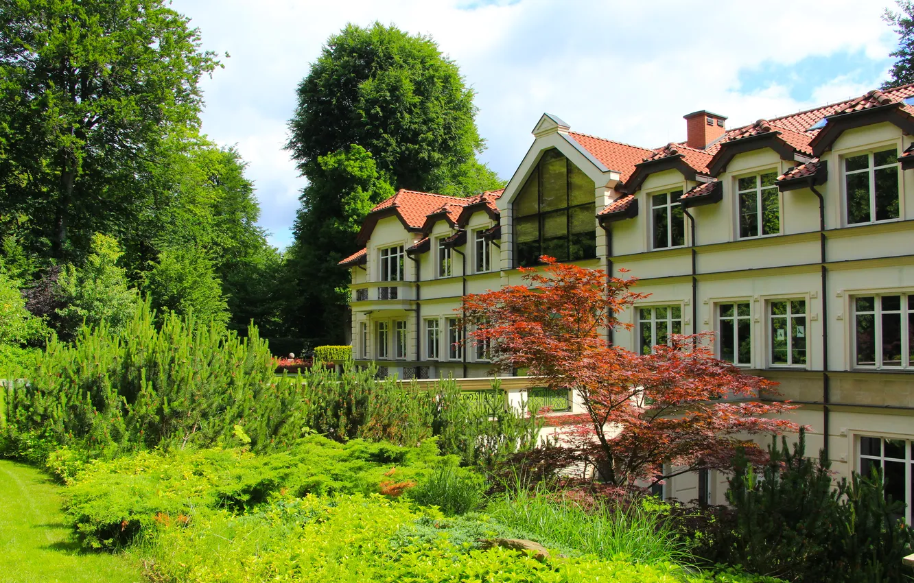 Фото обои house, park, garden