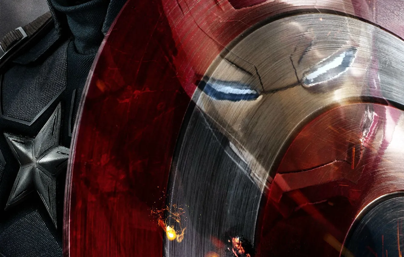 Фото обои Фильм, Iron Man, Captain America, Captain America: Civil War, Первый мститель: Противостояние