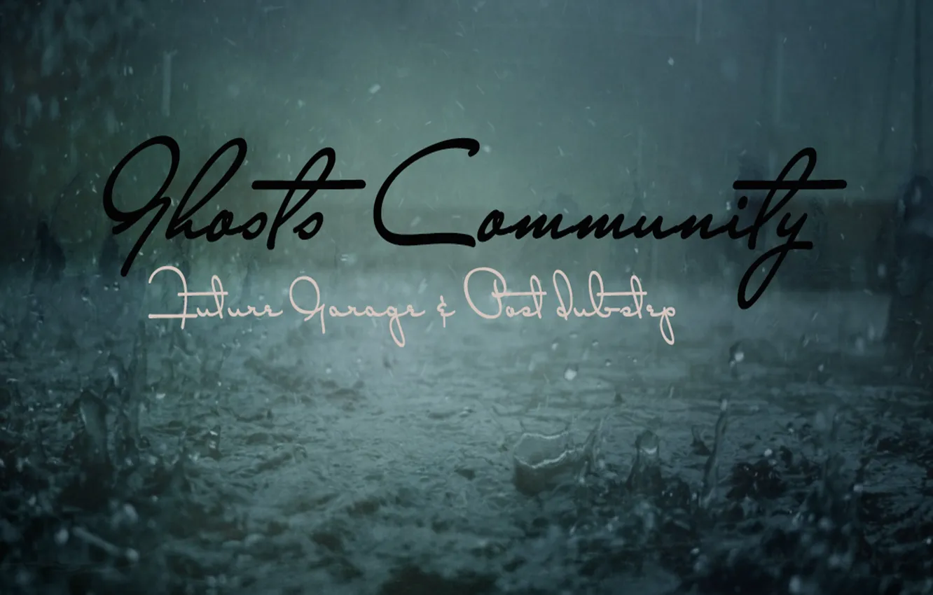 Фото обои music, club, 2014, ghosts community, future garage