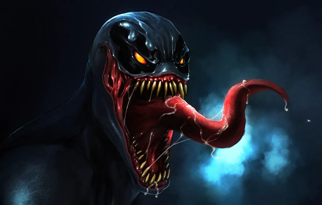 Фото обои монстр, Веном, Venom, симбиот