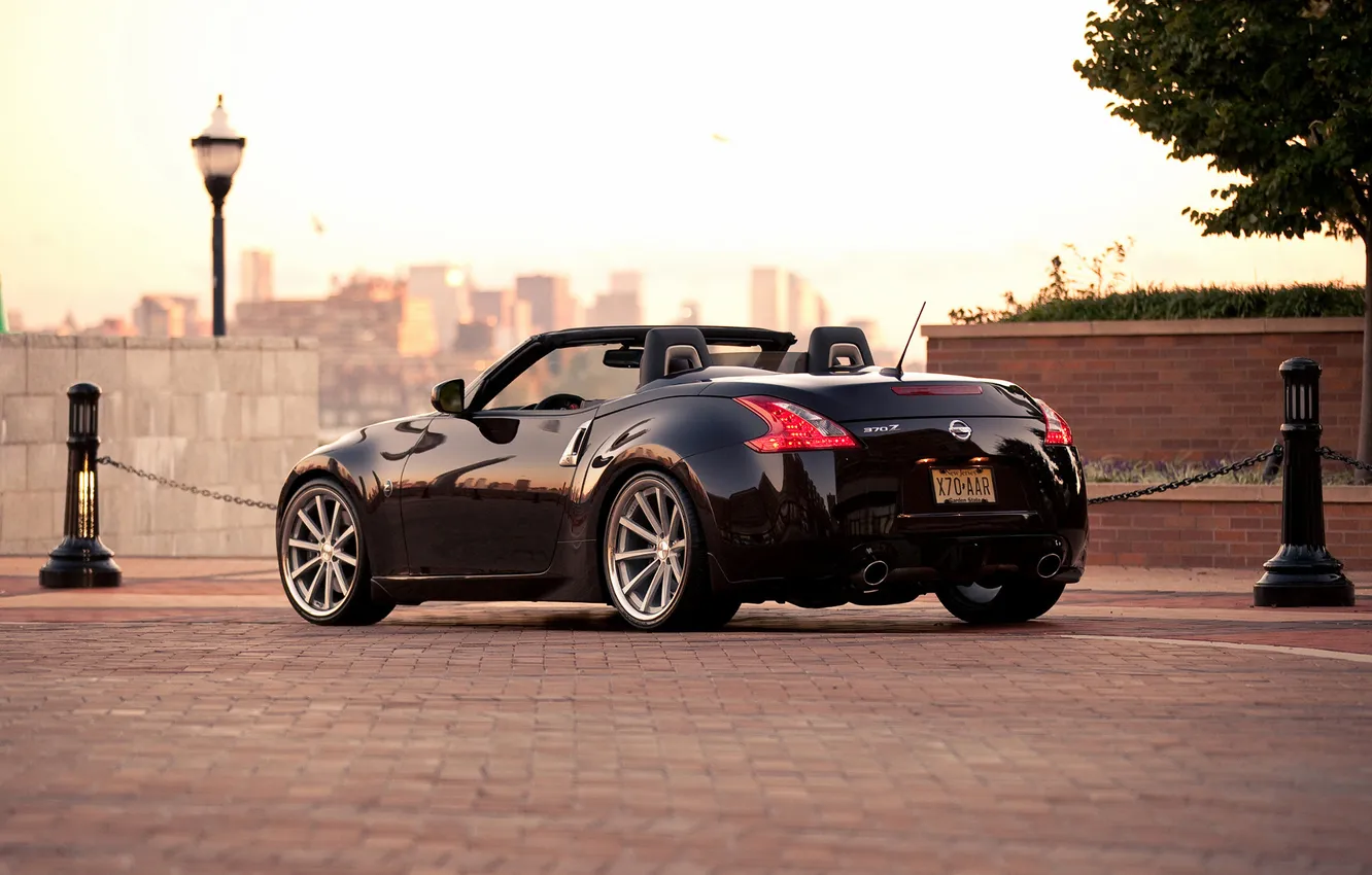 Фото обои тачки, nissan, кабриолет, cars, ниссан, auto wallpapers, авто обои, 370z