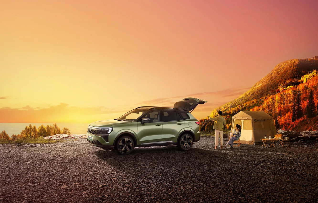 Фото обои машина, Ford, внедорожник, автомобиль, паркетник, Ford Equator Sport PHEV