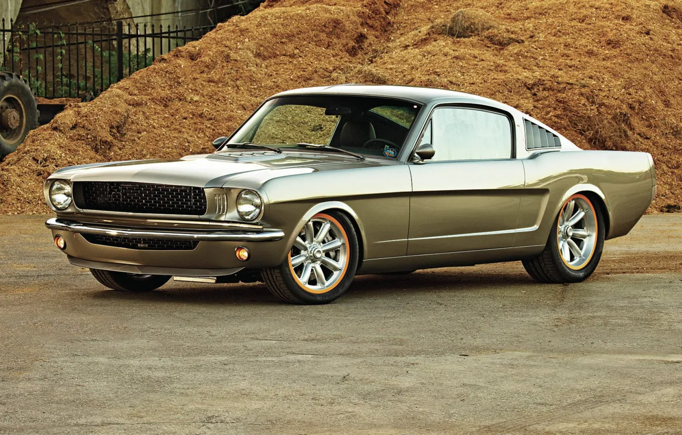 Фото обои Ford Mustang, 1966, Muscle car