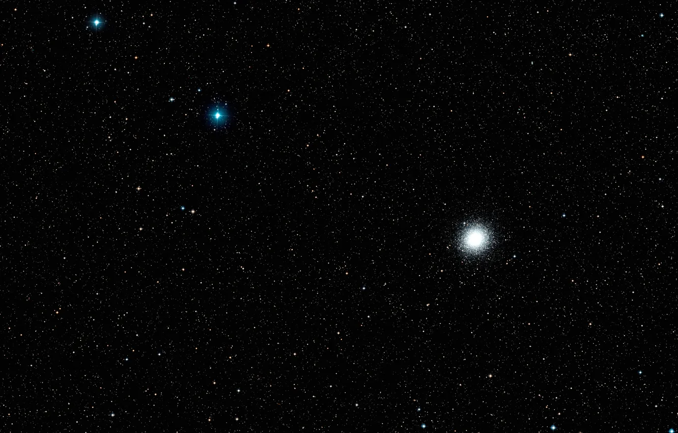 Фото обои Wide Field View, Galaxy Cluster MACS J2135-010217, Second Generation Digitized Sky Survey, SMM J2135-0102